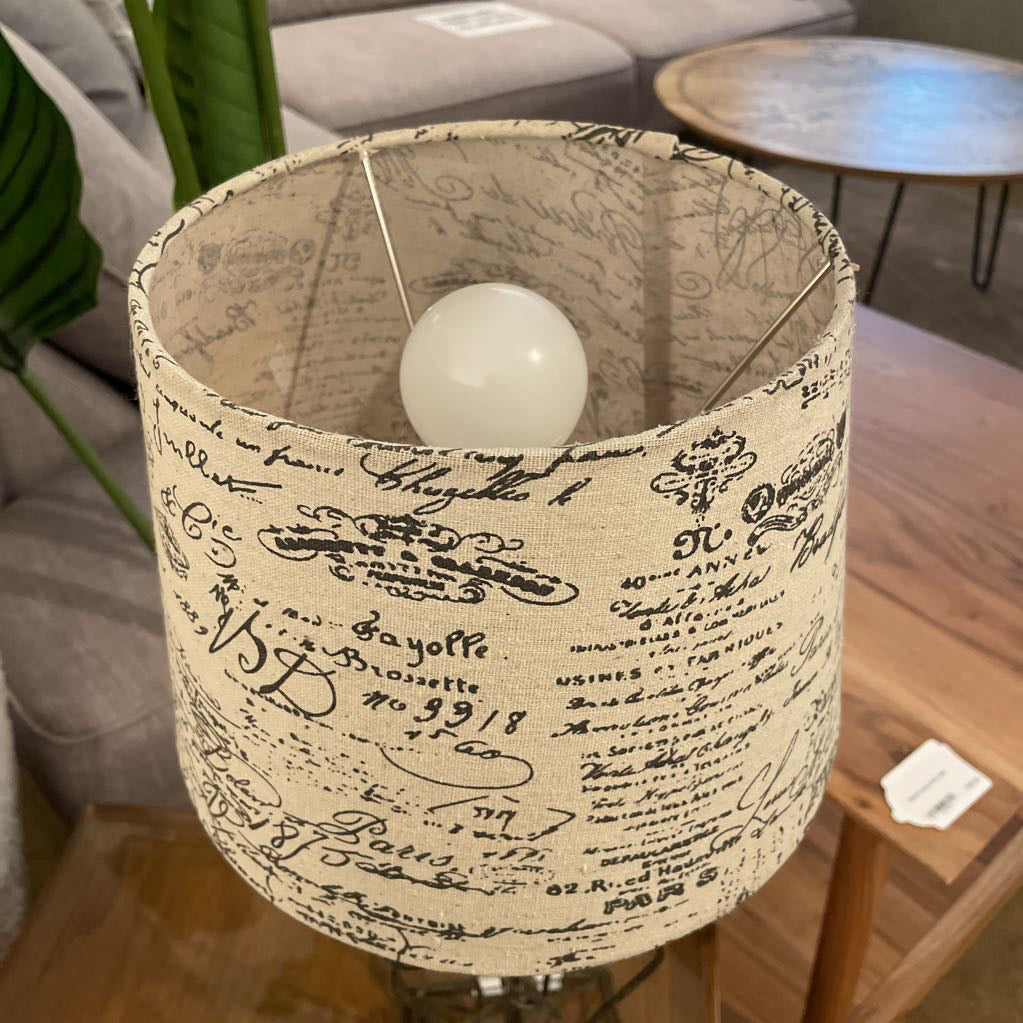Rustic Wire "Pedestal" Shape Base Lamp LAMPS