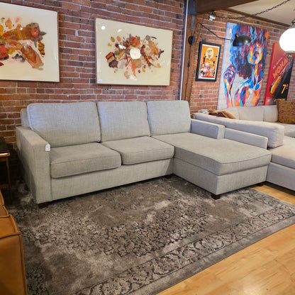 West Elm Light Grey Sectional