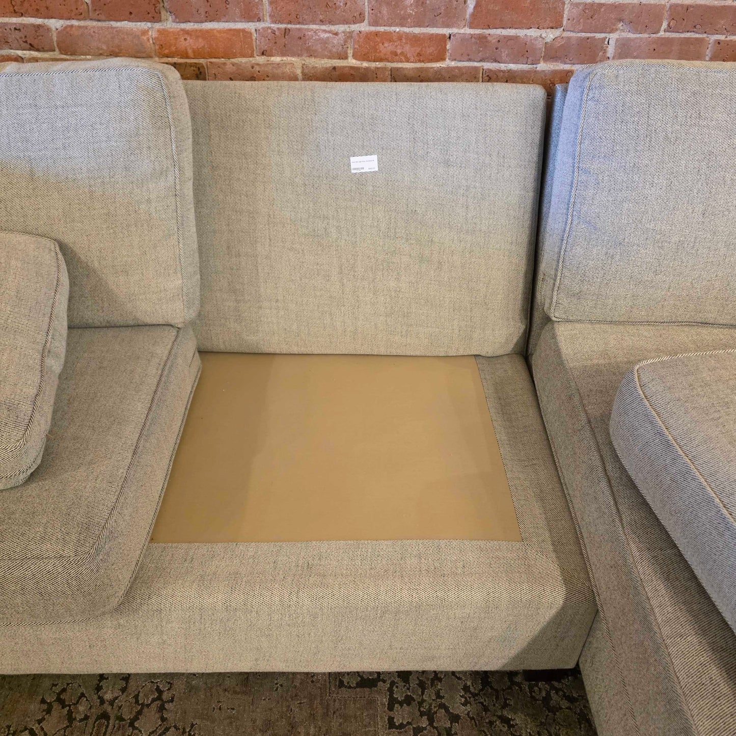 West Elm Light Grey Sectional