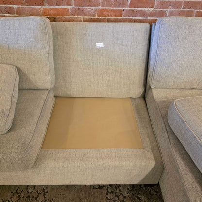 West Elm Light Grey Sectional