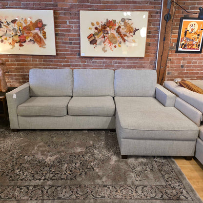 West Elm Light Grey Sectional