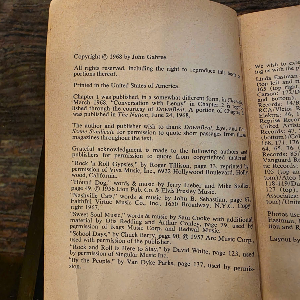 The World of Rock Vintage Paperback