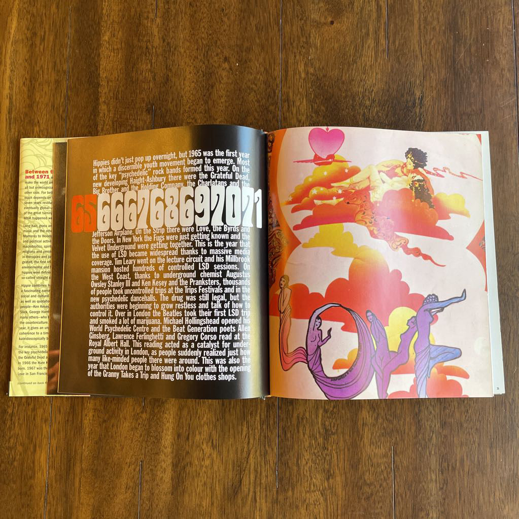 Hippie--Groovy Coffee Table Book