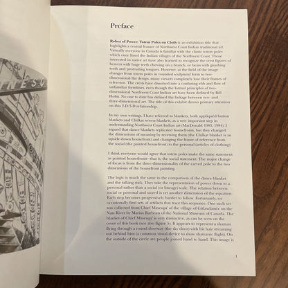 Robes of Power Totem Poles on Cloth Book UNIQUE FINDS