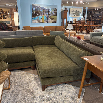 Clallam Olive RAF Chaise Sofa