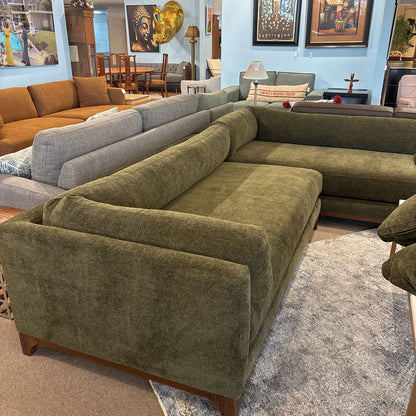 Clallam Olive RAF Chaise Sofa
