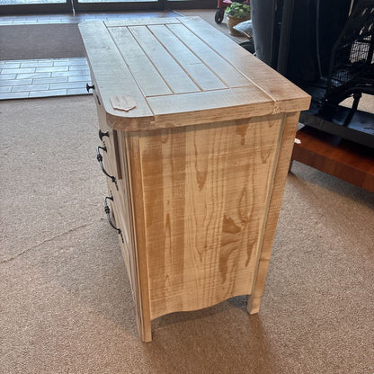 Chalk Pine Rustic 3 Drawer Nightstand
