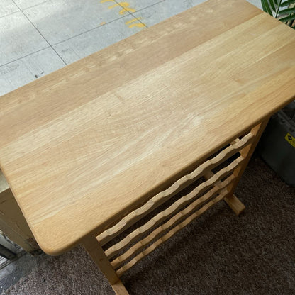 Blonde Wood Wine Table