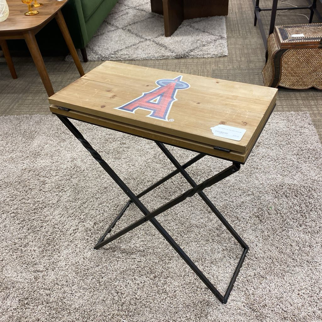 LA Angels Flip Top Side Table