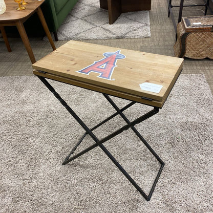 LA Angels Flip Top Side Table
