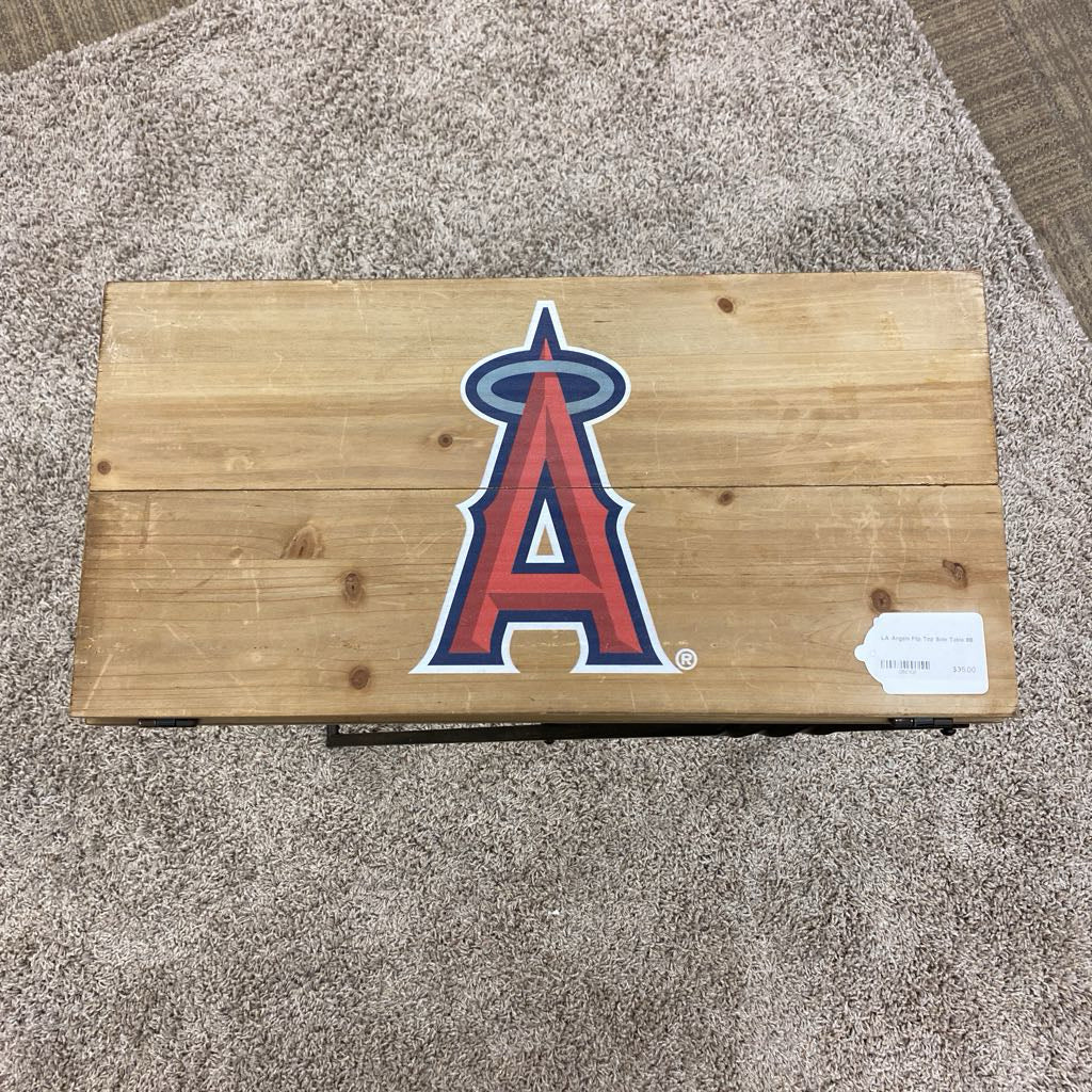 LA Angels Flip Top Side Table