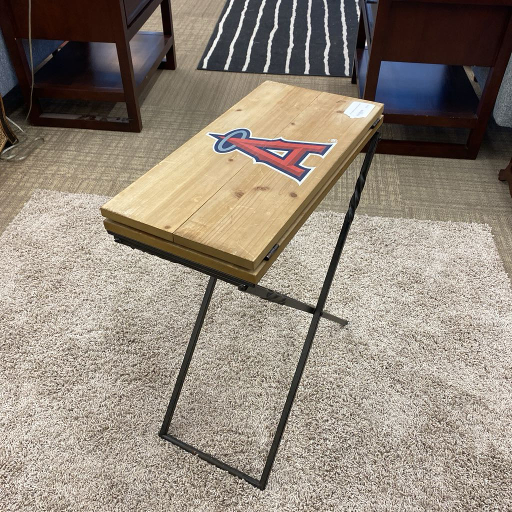 LA Angels Flip Top Side Table