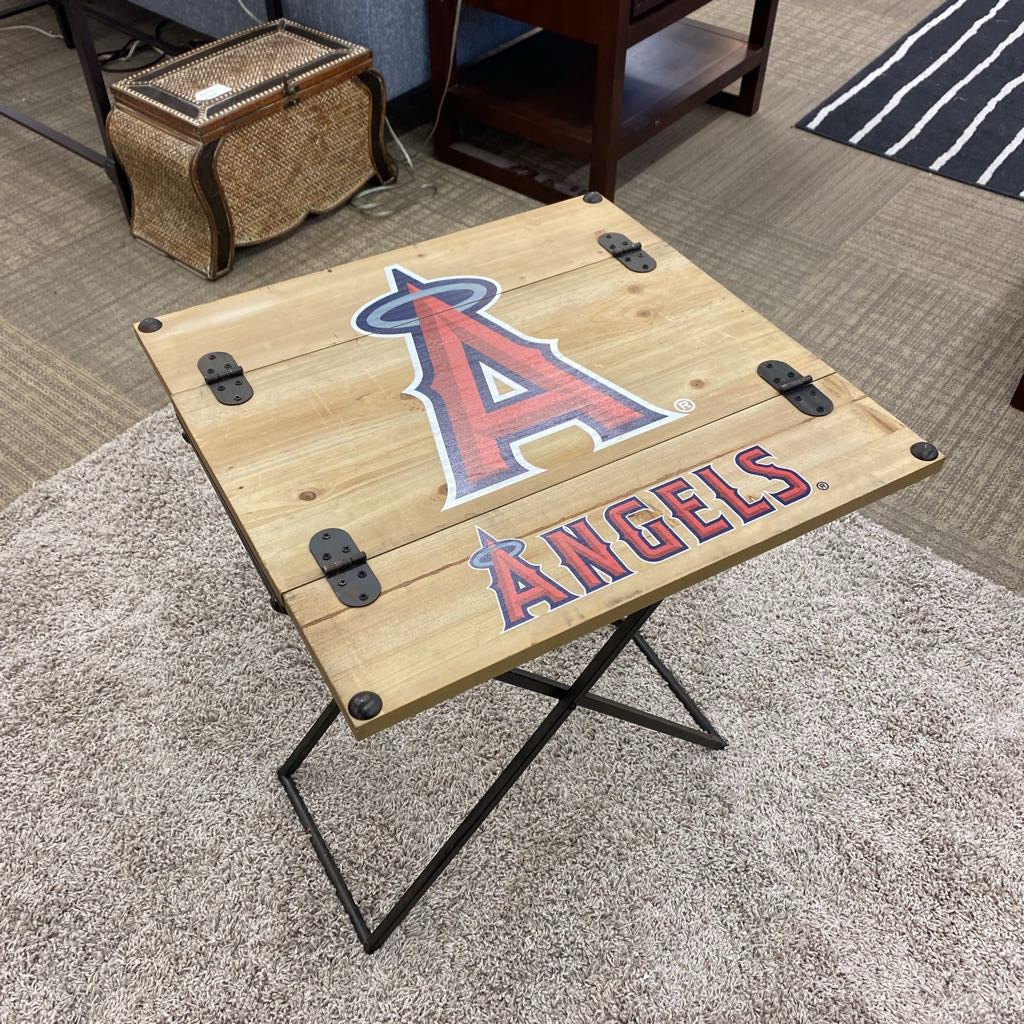 LA Angels Flip Top Side Table