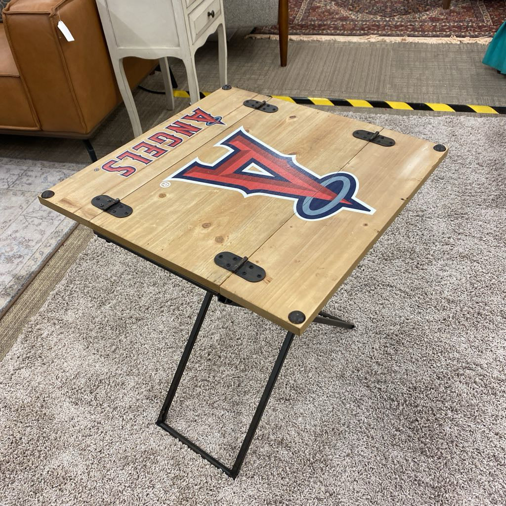 LA Angels Flip Top Side Table