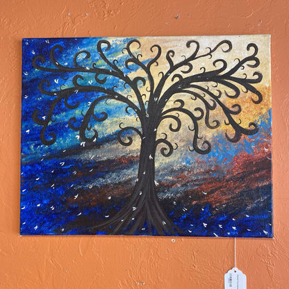 Stylized Tree Painting