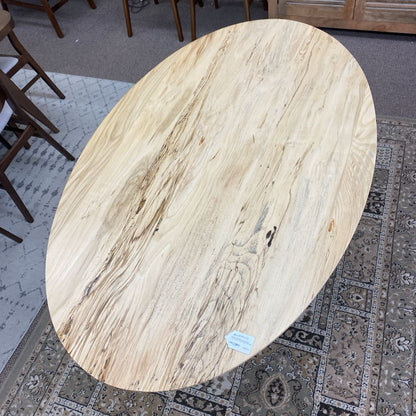ROOM & BOARD Oval Spalted Top Saarinen Style Dining Table