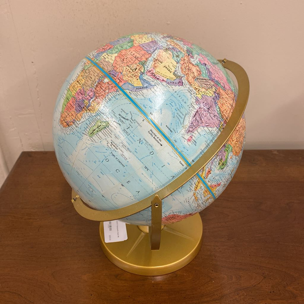 Colorful Topographic Globe