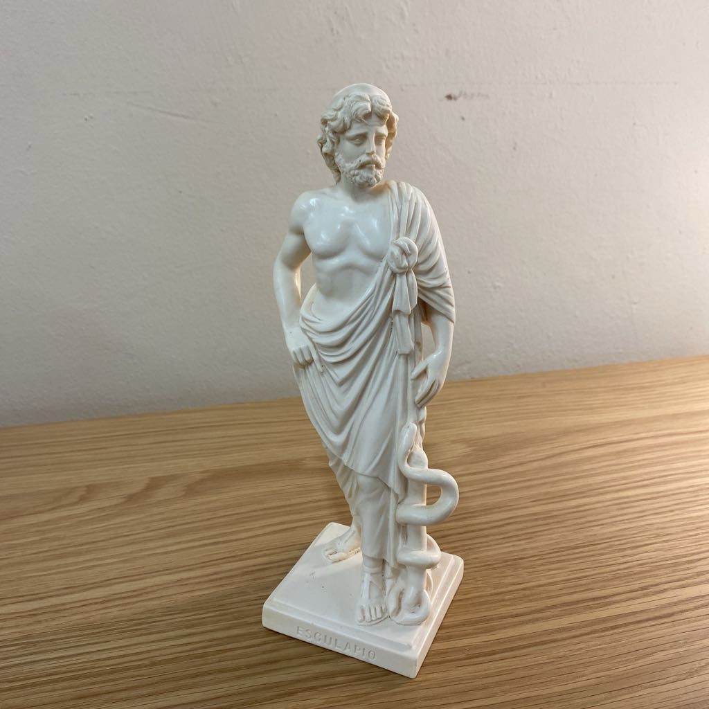Asclepius Greek God of Medicine Figure