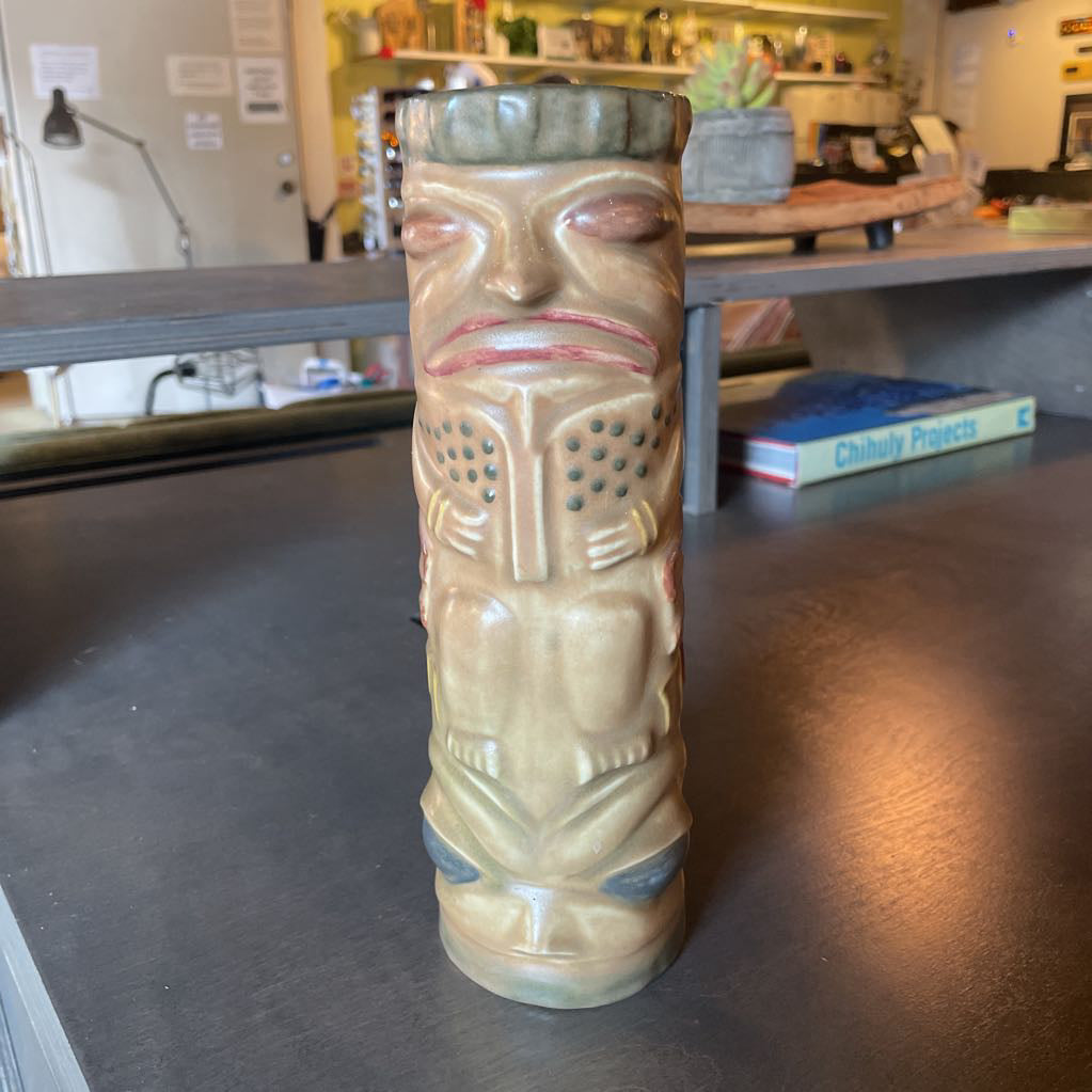 Vintage Dated "1955" Tall Tiki Cocktail Mug