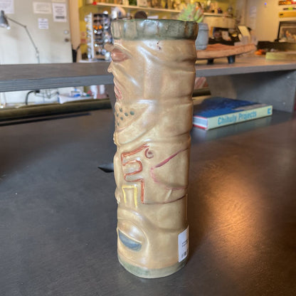 Vintage Dated "1955" Tall Tiki Cocktail Mug