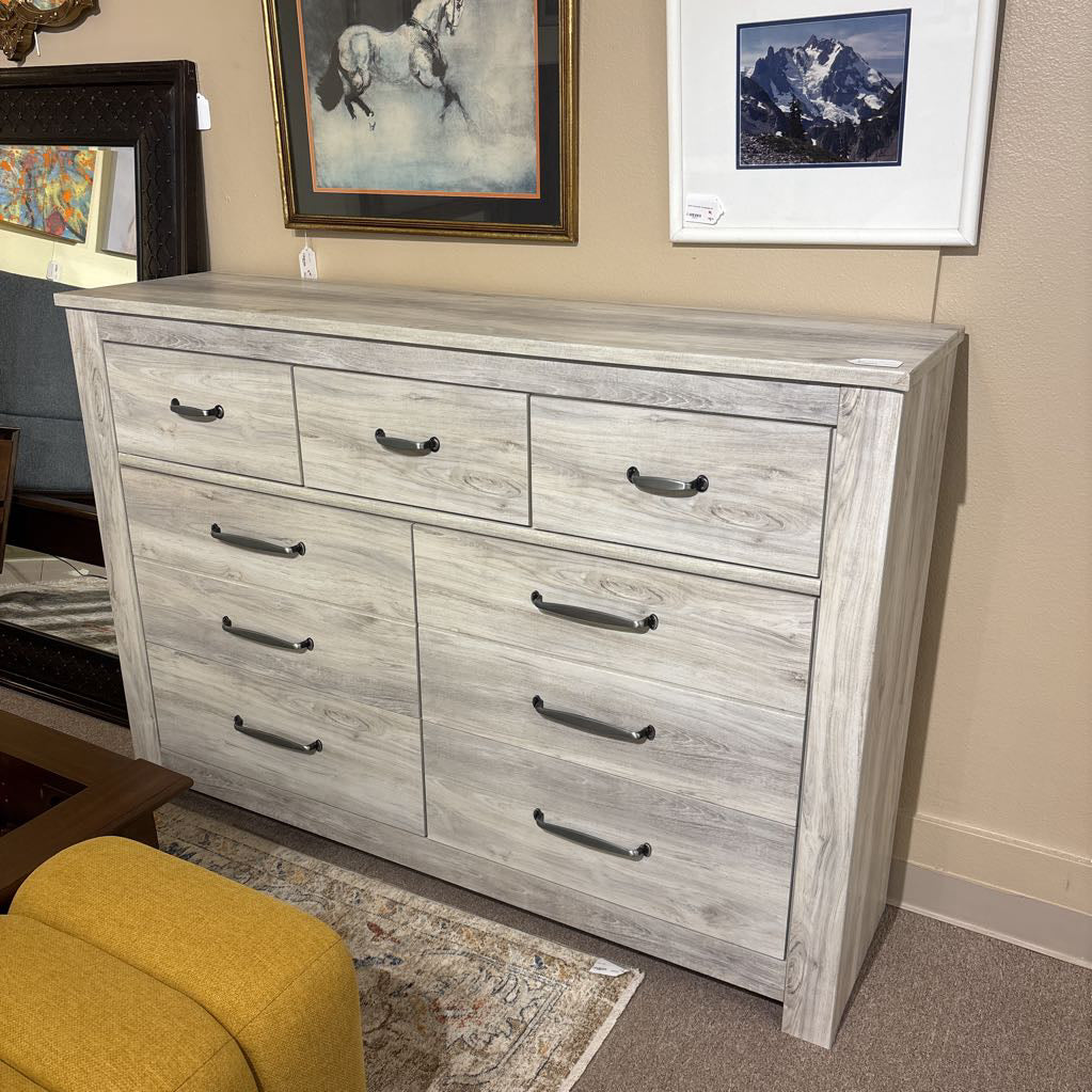 Ashley 9 Drawer Rustic Lowboy