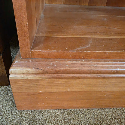 Cherry One Drawer Nightstand w Cubby