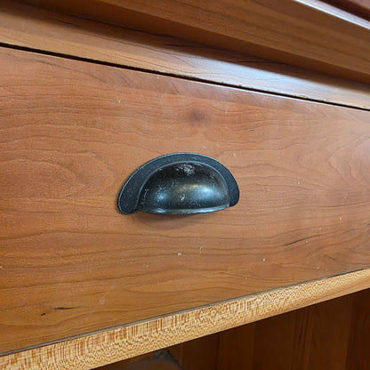 Cherry One Drawer Nightstand w Cubby