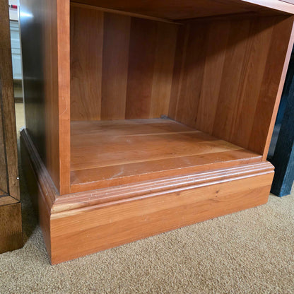 Cherry One Drawer Nightstand w Cubby