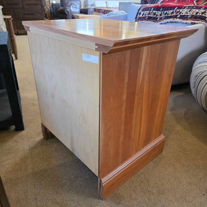 Cherry One Drawer Nightstand w Cubby