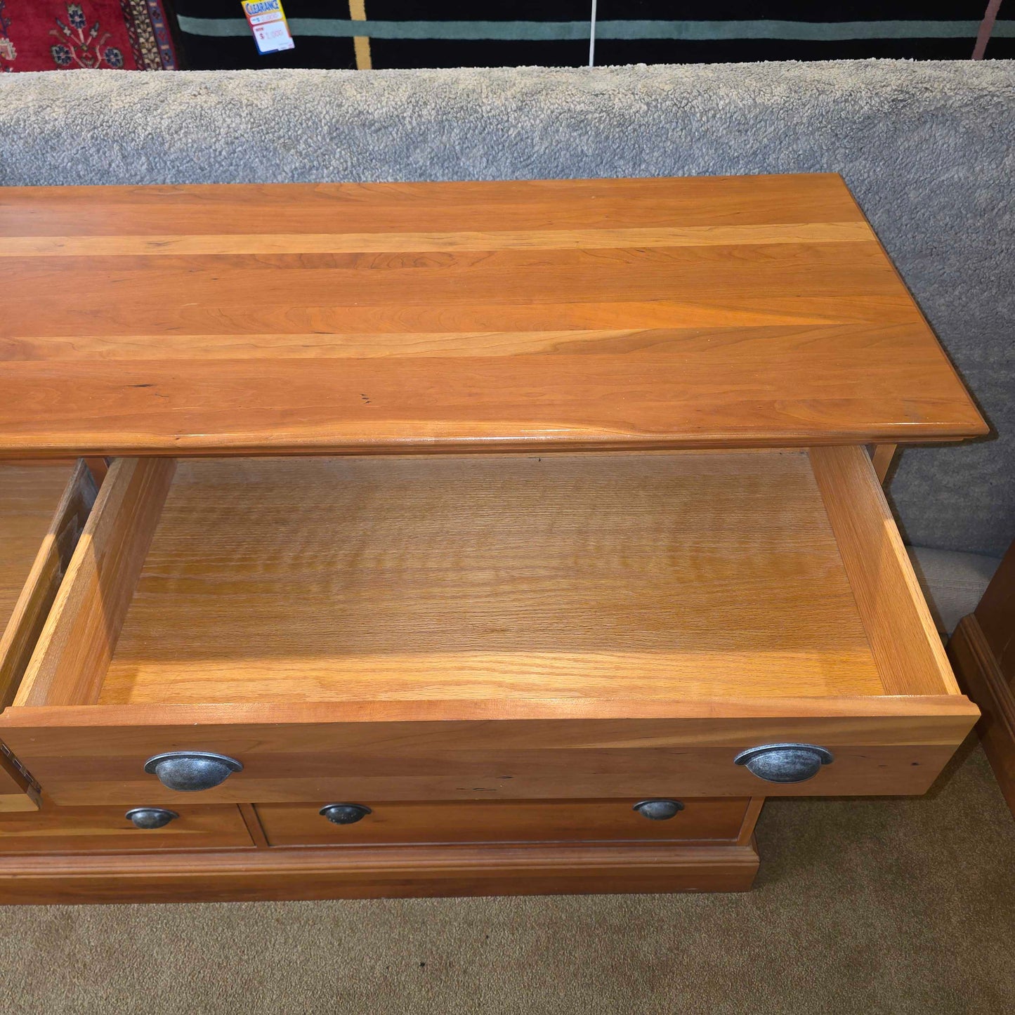 Cherry 9 Drawer Dresser