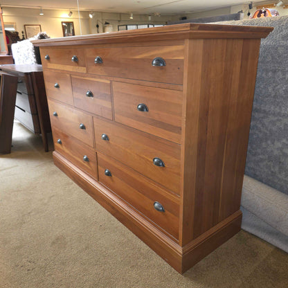 Cherry 9 Drawer Dresser
