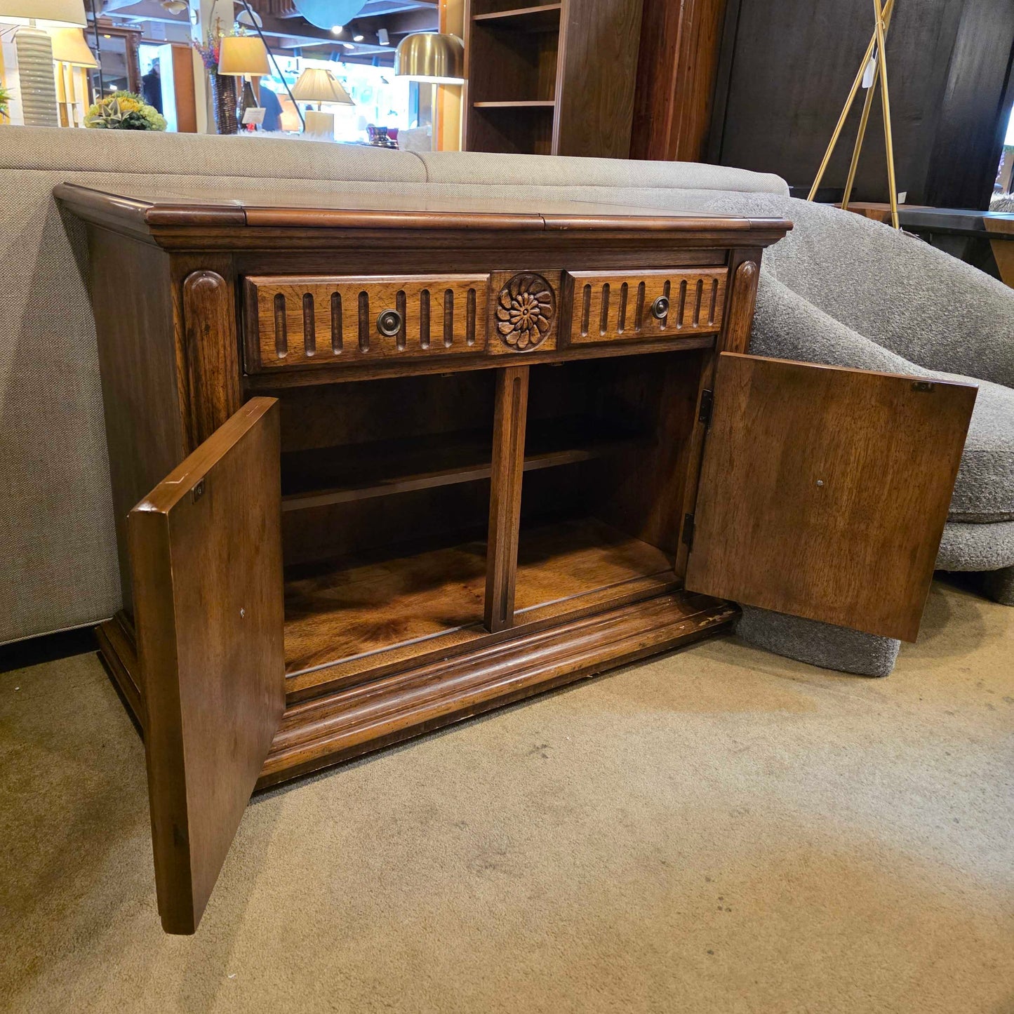 Hibriten 2 Door 1 Drawer Buffet Cabinet AS IS