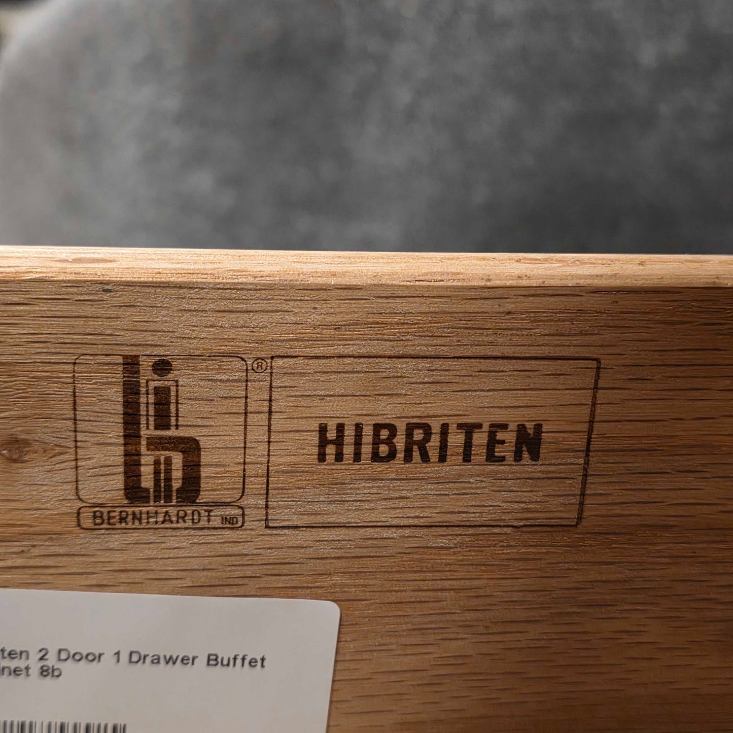 Hibriten 2 Door 1 Drawer Buffet Cabinet AS IS