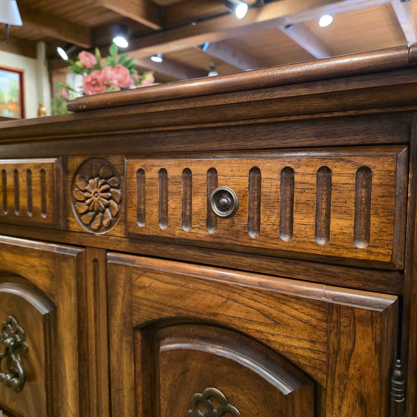 Hibriten 2 Door 1 Drawer Buffet Cabinet AS IS
