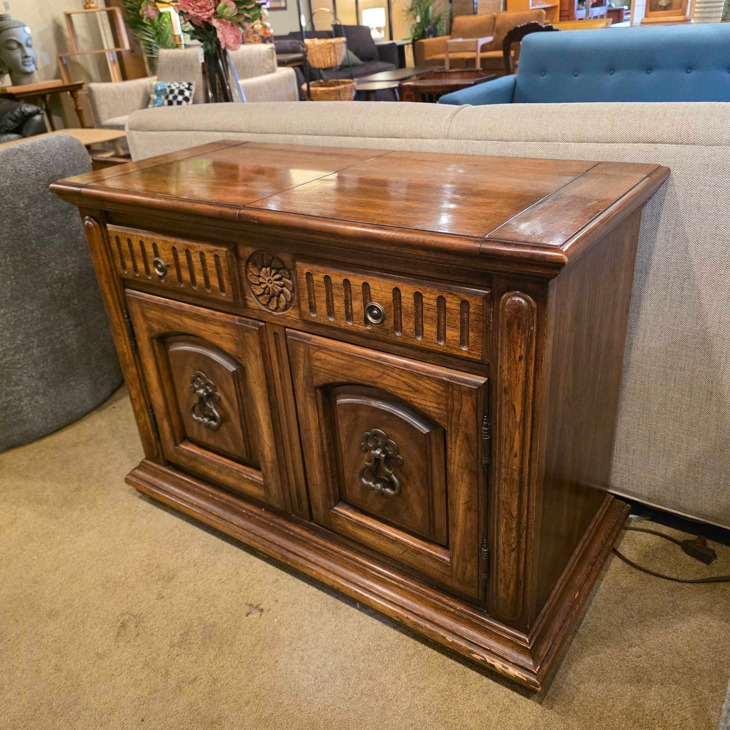 Hibriten 2 Door 1 Drawer Buffet Cabinet AS IS