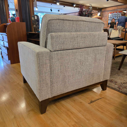 Flax Button Tufted Chair