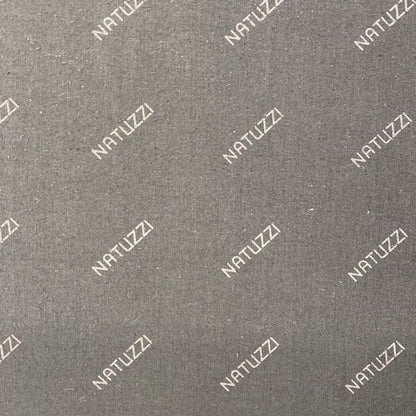 NATUZZI Dark Taupesque Tweedish Sofa