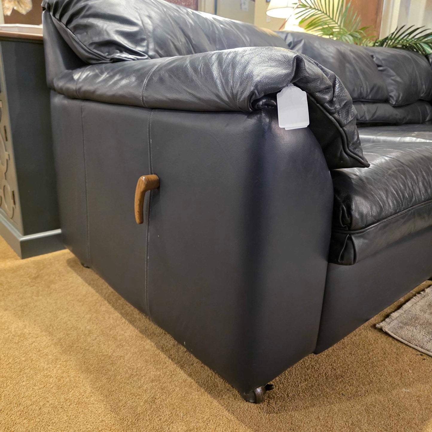Leather Sleeper Sectional