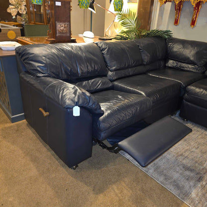 Leather Sleeper Sectional