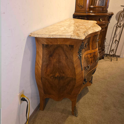 Burl Bombe Style Chest