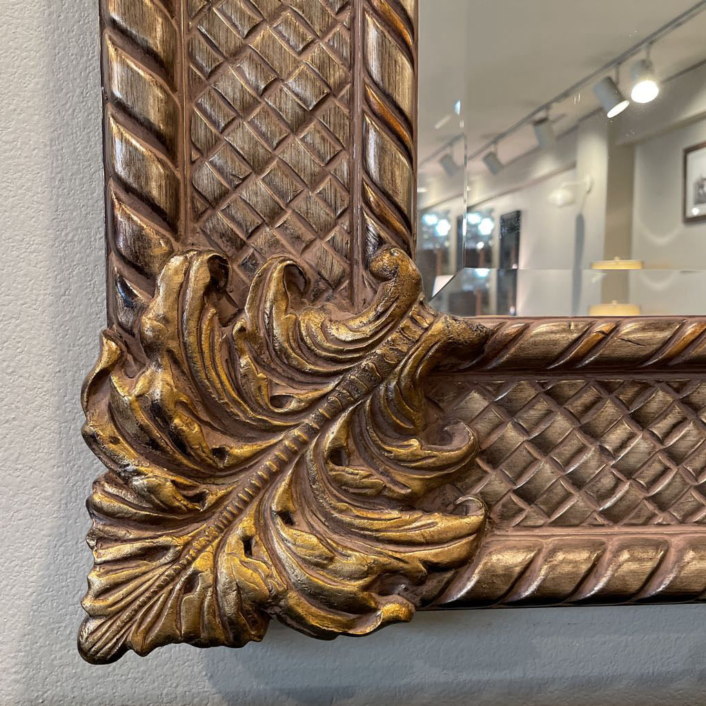 Carved Gold Mirror
