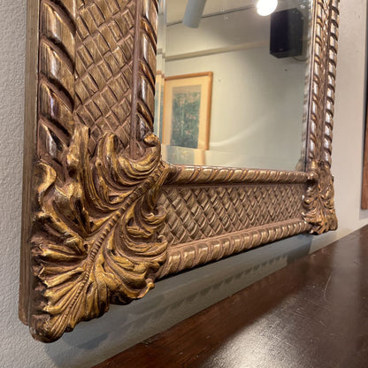 Carved Gold Mirror
