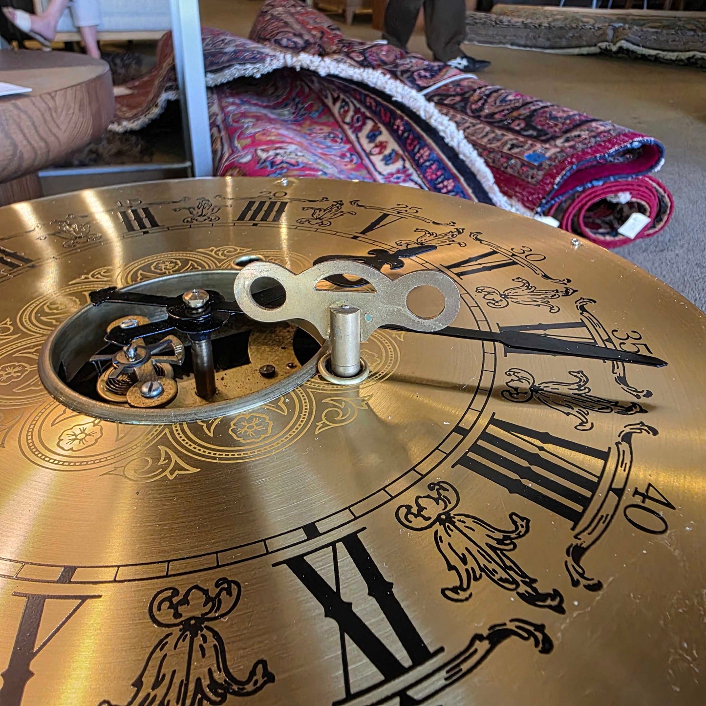 Seisekowa Oak Clock Side Table
