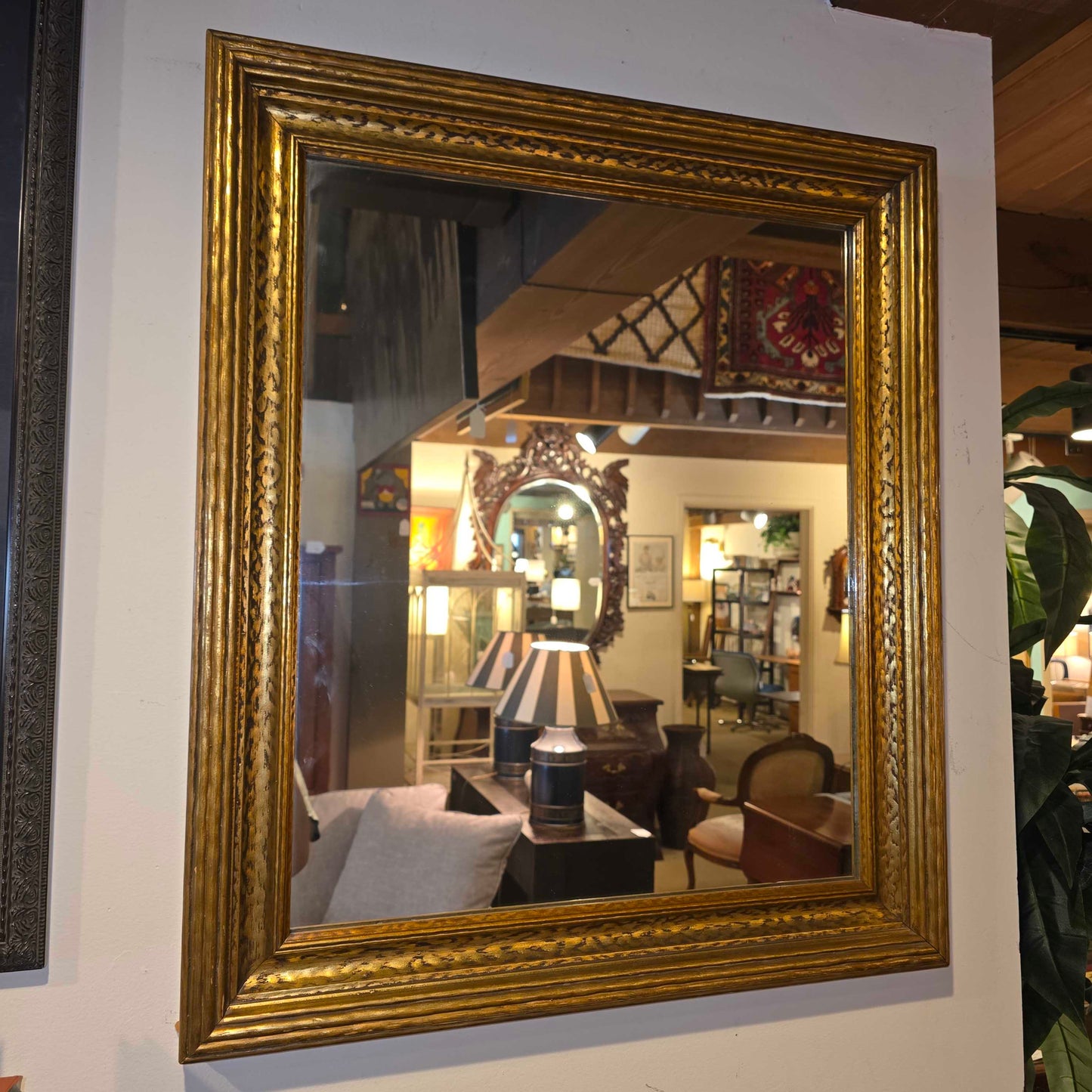 Gold Finish Mirror