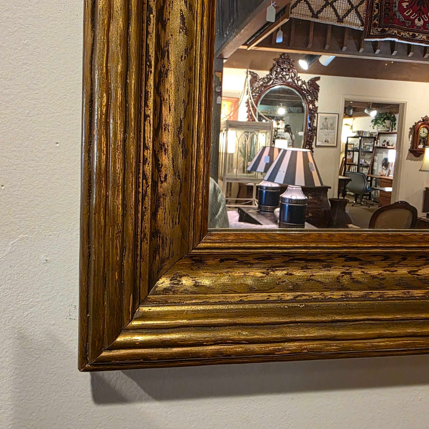 Gold Finish Mirror