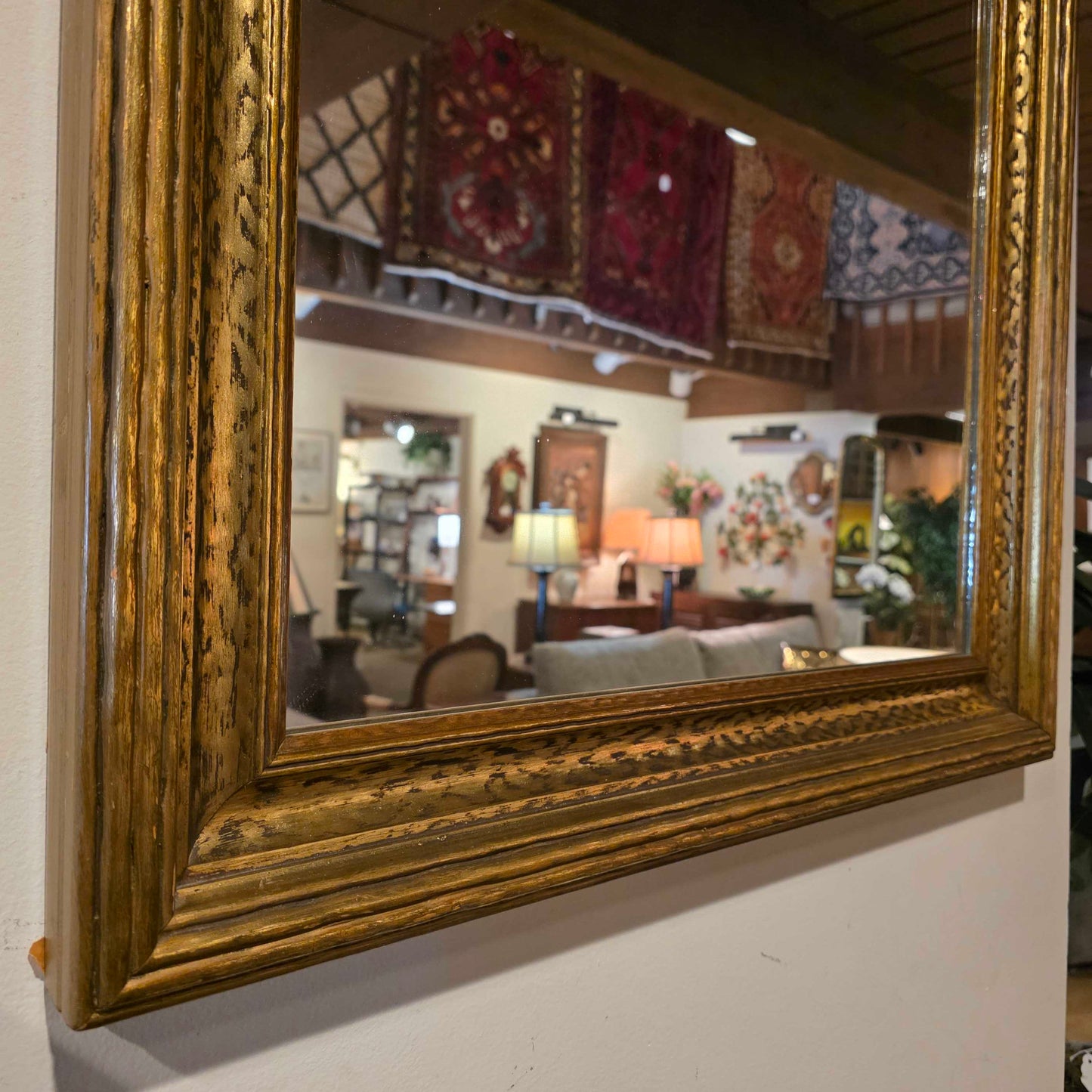 Gold Finish Mirror