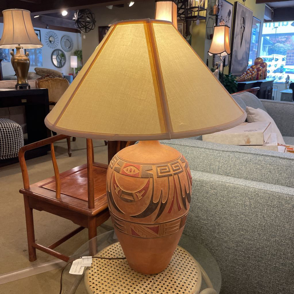Native Patterned Table Lamp
