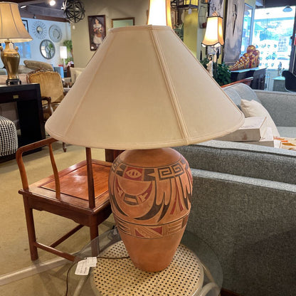 Native Patterned Table Lamp