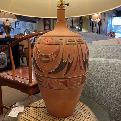 Native Patterned Table Lamp