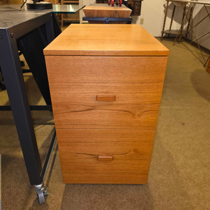 Teak Filing Cabinet